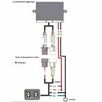 How to wire the Rostra dash-mount control switch to an electronic cruise control system